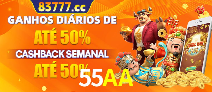 Anúncio de um membro ganhador do cassino 55AA que ganhou R$2.193.486,00 jogando o slot PG Fortune Tiger, com os mascotes do jogo comemorando o prêmio.